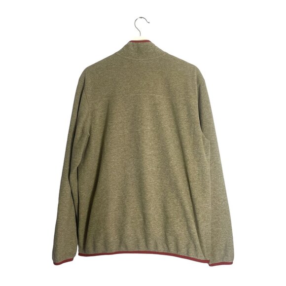 Eddie Bauer Men's Brown Snap Fleece Pullover Sweater Size Large Outdoors - Picture 5 of 9